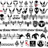 57 Venom Svg Bundle, Venom Svg, Venom Cut Files, Marvel Svg