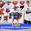 100 Superman Svg Bundle, Superman Svg, Superhero Svg