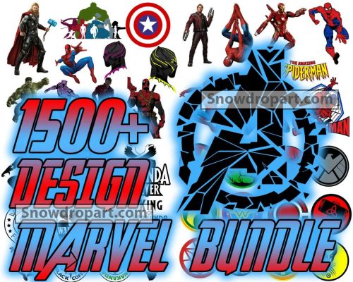 1500 Marvel Svg Bundle, Marvel Svg, Avengers Svg, Endgame Svg