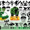 40 Hulk Svg Bundle, Marvel Svg, Avengers Svg, Hulk Logo Svg