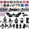 44 Captain America Svg Bundle, Marvel Svg, Avengers Svg