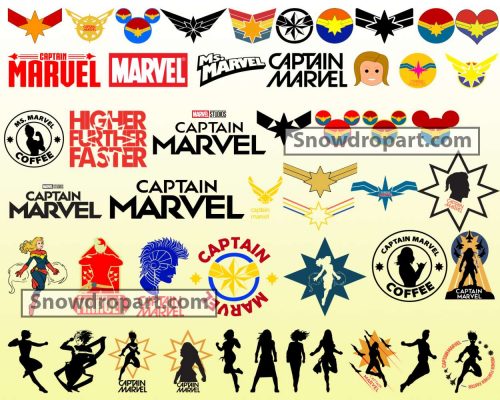 49 Captain Marvel Svg Bundle, Marvel Svg, Avengers Svg