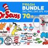 70 Dr Seuss Svg Bundle, Thing 1 Thing 2 Svg, Cat In The Hat Svg