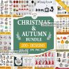 200 Christmas And Autumn Svg Bundle, Winter Svg