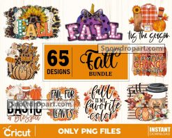 65 Fall Png Bundle, Fall Png, Autumn Png, Pumpkin Png