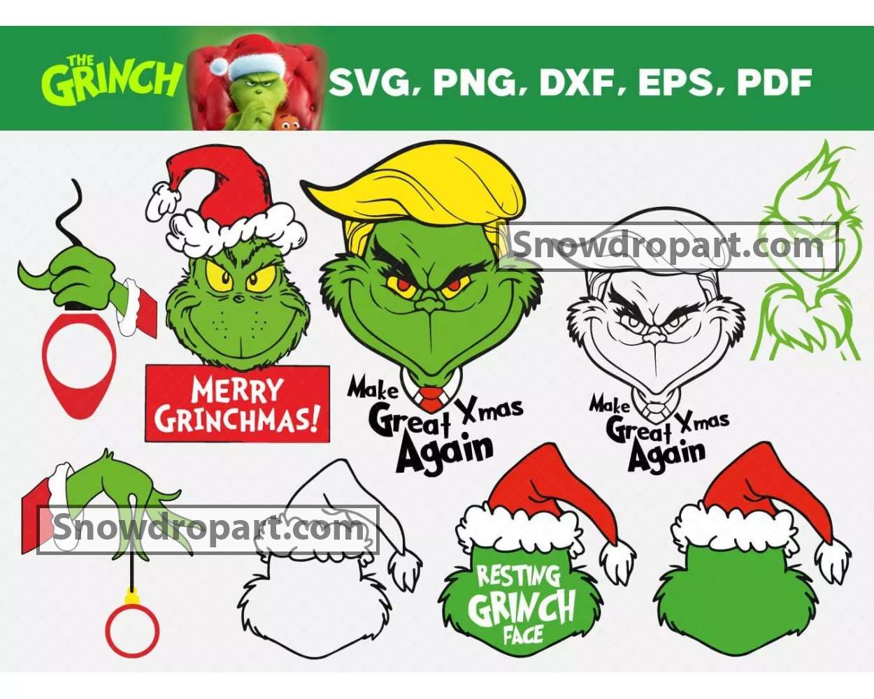 Pin on Christmas Svg, holiday svg, Grinch xmas