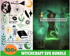 100 Witchcraft Svg Bundle, Witch Svg, Celestial Svg, Mystic Svg