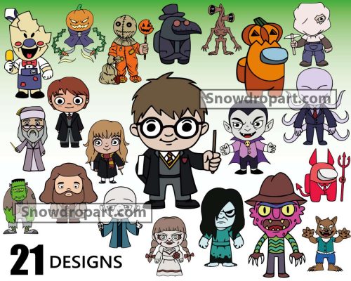 21 Halloween Harry Potter Svg Bundle, Halloween Svg