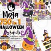 Mega 750 Halloween Png Bundle, Halloween Clipart, Digital Paper
