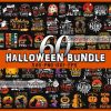 60 Halloween Svg Bundle, Fall Svg, Vintage Halloween Svg