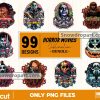 90 Halloween Horror Characters Png Bundle, Horror Movies Png