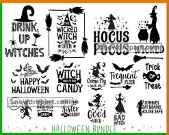 FREE 30 Halloween Svg Bundle, Hocus Pocus Svg, Witch Svg
