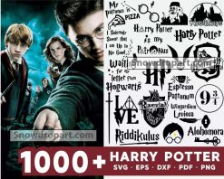 1000 Harry Potter Svg Bundle, Harry Potter Svg, Hogwarts Svg