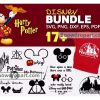 17 Harry Potter Disney Svg Bundle, Harry Potter Svg, Mickey Svg