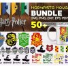 50 Harry Potter Hogwarts Houses Svg Bundle, Harry Potter Svg