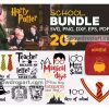 20 Harry Potter School Svg Bundle, 100 Days Of School Svg