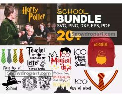 20 Harry Potter School Svg Bundle, 100 Days Of School Svg