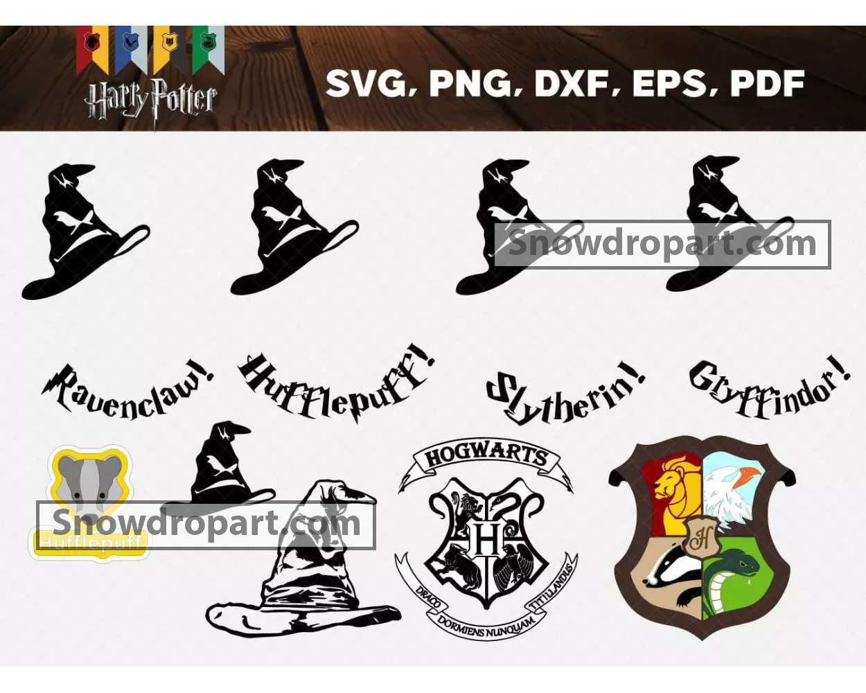 Ravenclaw Hogwarts House 2 SVG — KnotGrowingUp Designs