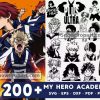 200 My Hero Academia Svg Bundle, Boku No Hero Academia Svg