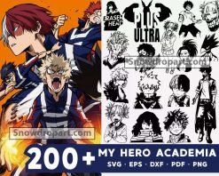 200 My Hero Academia Svg Bundle, Boku No Hero Academia Svg