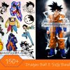 200 Dragon Ball Z Svg Bundle, Goku Svg, Super Saiyan Svg