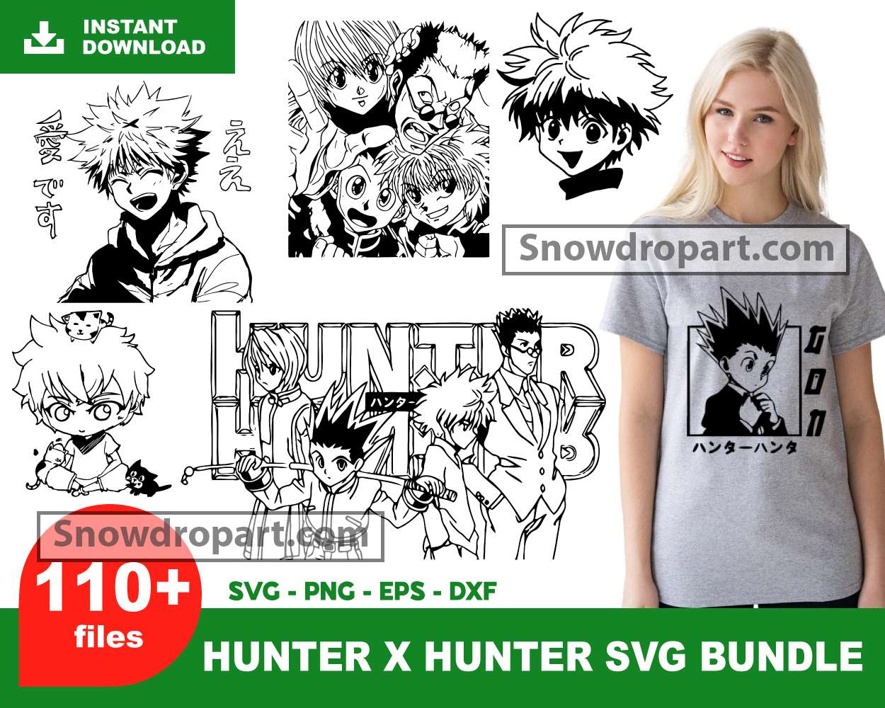 Hunter X Hunter Anime Svg, HxH Characters Svg, Anime Svg