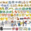 416 Pokemon Svg Bundle, Pikachu Svg, Satoshi Svg