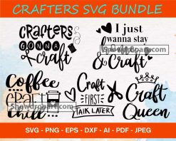 FREE 40 Crafters Svg, Craft Queen Svg, Crafter Quote Svg