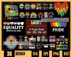 FREE 30 LGBT Bundle Svg, Lgbt Svg, Lgbt Quote Svg, Gay Svg