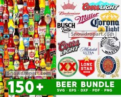 150 Beer Brand Svg Bundle, Beer Svg, Budweiser Svg, Busch Svg