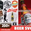 250 Beer Brand Svg Bundle, Beer Svg, Budweiser Svg, Busch Svg