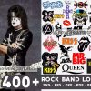 400 Rock Band Logo Svg Bundle, Rock Band Svg, Black Sabbath