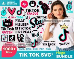 1000 TikTok Logo Svg Bundle, TikTok Svg, TikTok Logo Svg