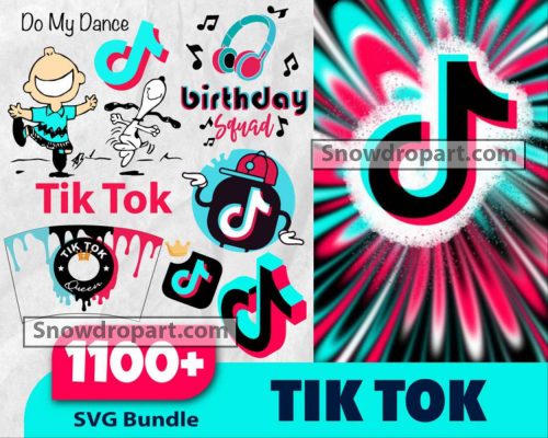 1100 TikTok Logo Svg Bundle, TikTok Svg, TikTok Logo Svg