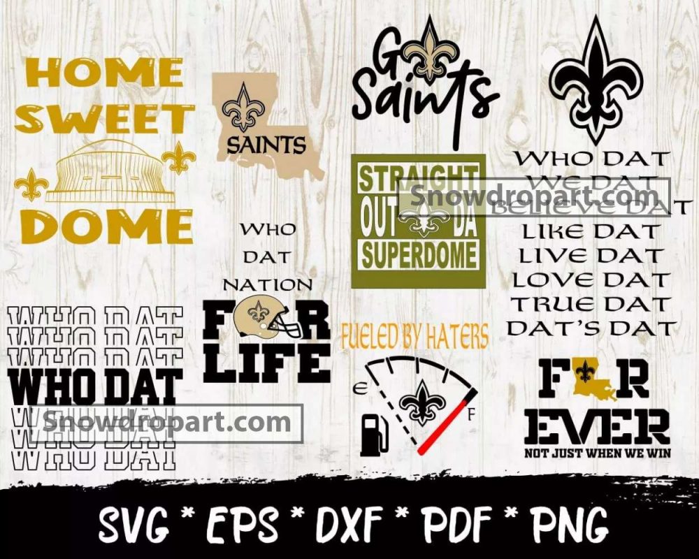 50 New Orleans Saints Svg Bundle, New Orleans Saints Logo Svg