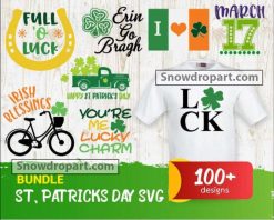 100 St Patricks Day Svg Bundle, Irish Svg, St Patricks Day Svg