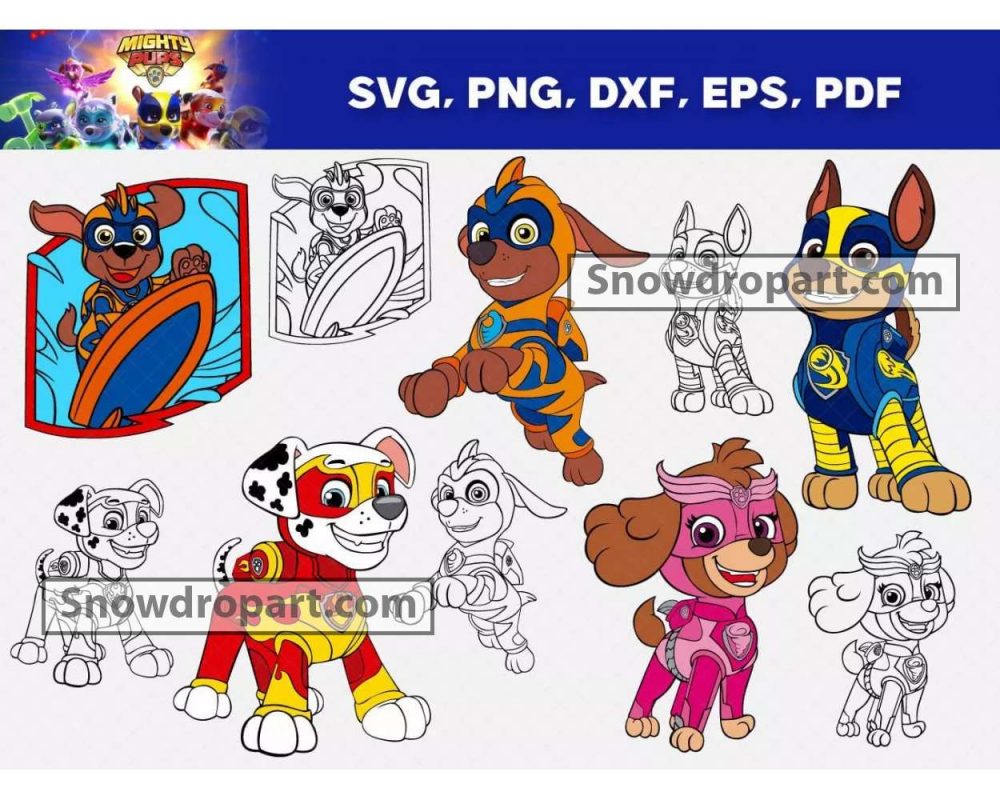 Paw Patrol Group SVG: Unleashing the Power of Adventure and Teamwork