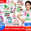600 Back To School Svg Bundle, First Day Of School Svg