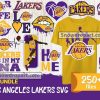 250 Los Angeles Lakers Svg Bundle, Lakers Svg, LA Lakers Svg