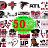 50 Atlanta Falcons Svg Bundle, American Football Svg, NFL Svg