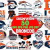 50 Denver Broncos Svg Bundle, American Football Svg, NFL Svg