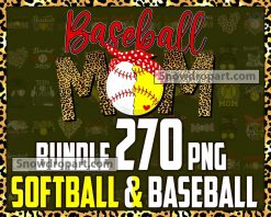 270 Softball Baseball Png Bundle, Baseball Mom Png