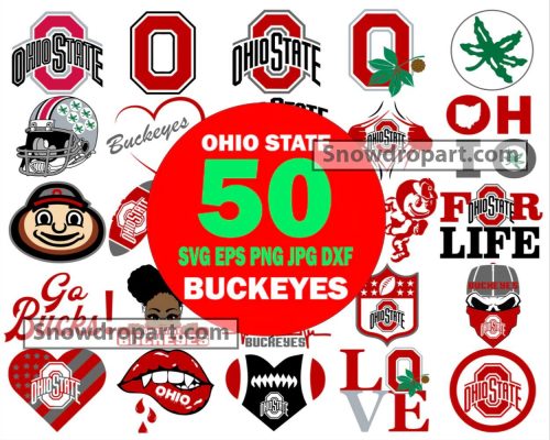 50 Ohio State Buckeyes Svg Bundle, Buckeyes Logo Svg