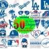 50 Los Angeles Dodgers Svg Bundle, Dodgers Logo Svg