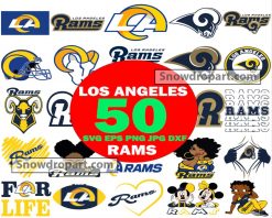 50 Los Angeles Rams Svg Bundle, Rams Logo Svg, NFL Svg