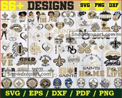 66 New Orleans Saints Svg Bundle, Saints Logo Svg, NFL Svg