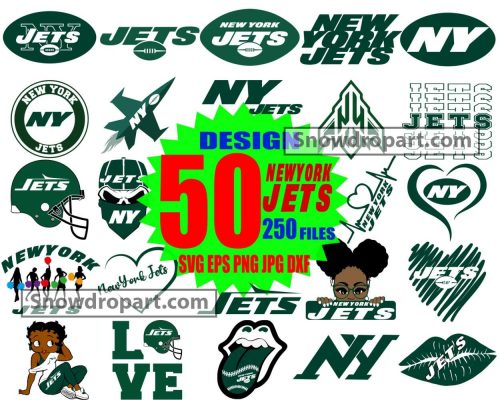 50 New York Jets Svg Bundle, New York Jets Logo Svg, NFL Svg