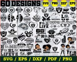 60 Las Vegas Raiders Svg Bundle, Raiders Logo Svg, NFL Svg