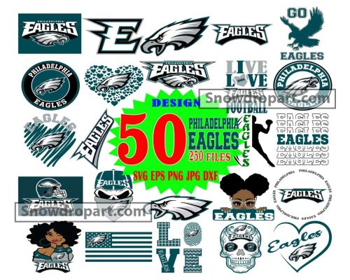 50 Philadelphia Eagles Svg Bundle, Eagles Logo Svg, NFL Svg