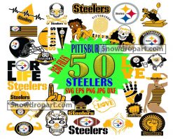 50 Pittsburgh Steelers Svg Bundle, Steelers Logo Svg, NFL Svg